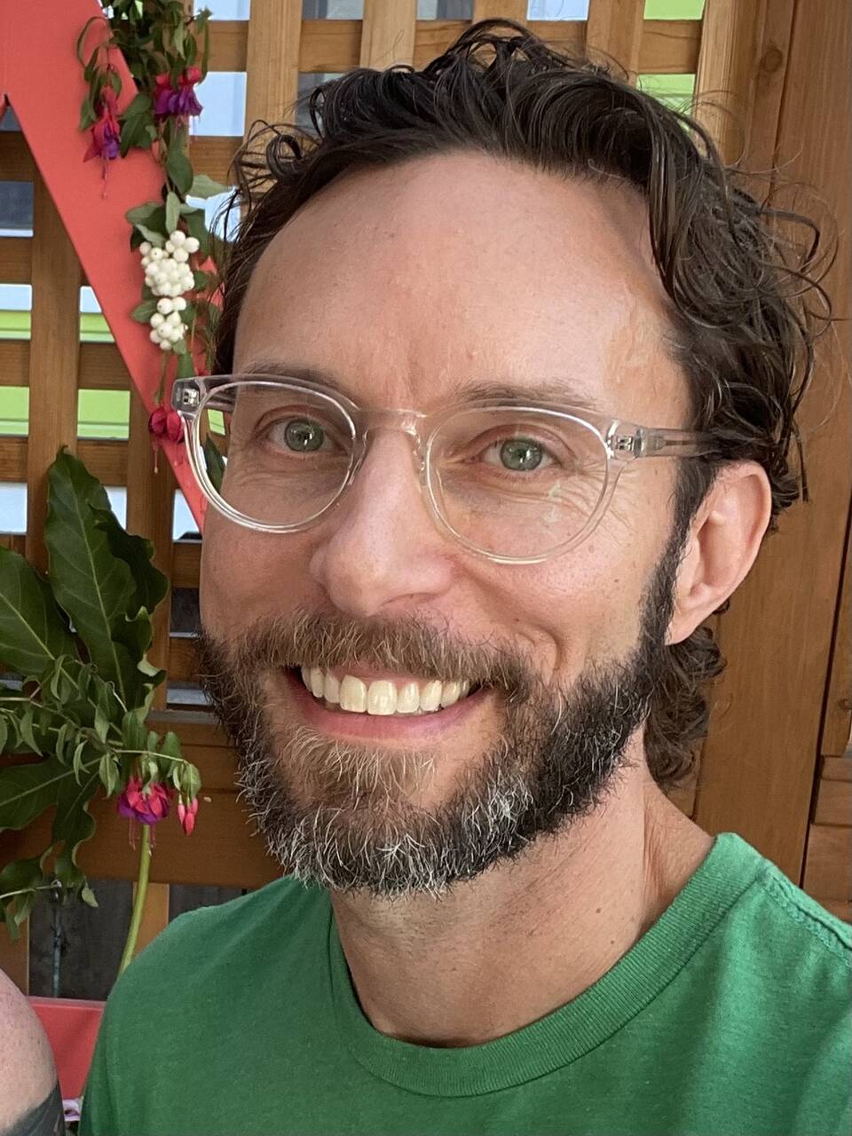 Portrait of Jonathan Reese, smiling warmly